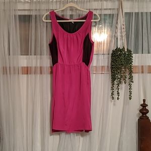 Pink Mini Dress with Peekaboo Sides
